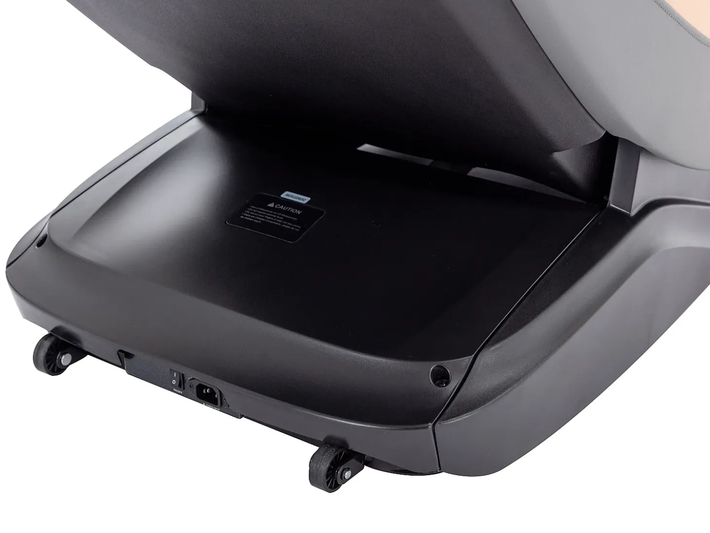 Sillón de masaje de piel sintética, sistema de gravedad cero, gris, MOWATA