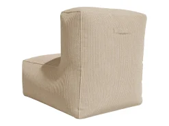 Sillón de pana color beige estilo contemporáneo NOUMARA