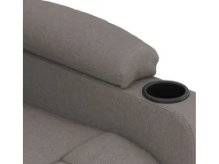 Sillón de relax | Silla | Sillón reclinable eléctrico tela gris taupé SHL4584