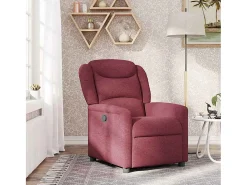 Sillón de relax | Silla | Sillón reclinable de tela rojo tinto SHL2102