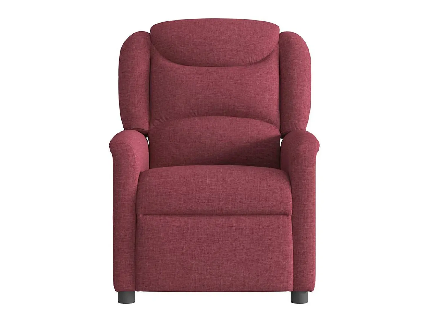 Sillón de relax | Silla | Sillón reclinable de tela rojo tinto SHL2102