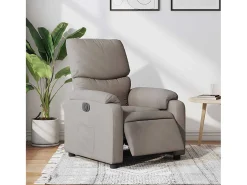 Sillón de relax | Silla | Sillón reclinable eléctrico tela gris taupé SHL8152