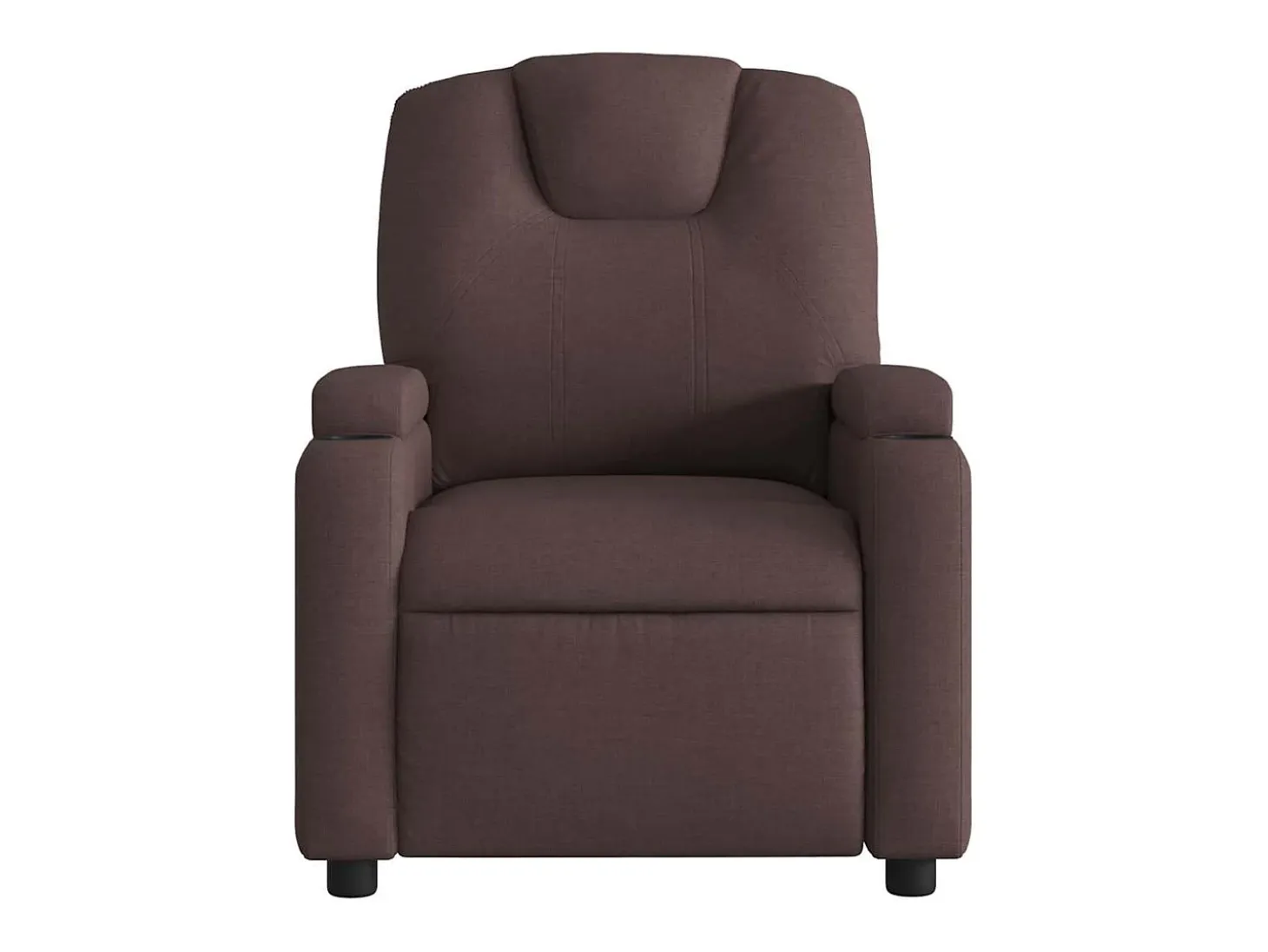 Sillón de relax | Silla | Sillón reclinable eléctrico tela marrón oscuro SHL6882