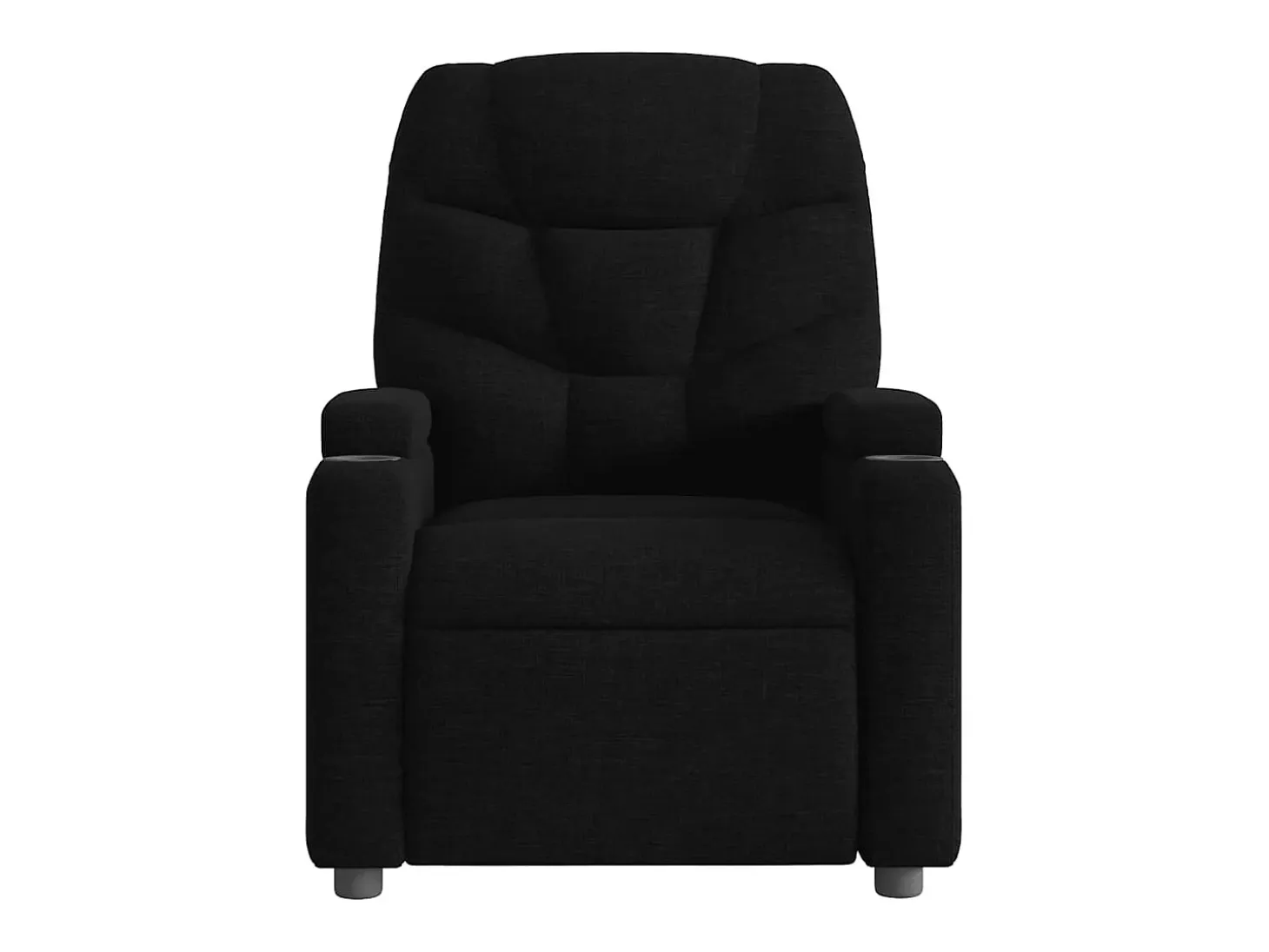 Sillón de relax | Silla | Sillón reclinable de tela negro SHL4225