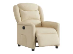 Sillón de relax | Silla | Sillón reclinable eléctrico de tela crema SHL4065