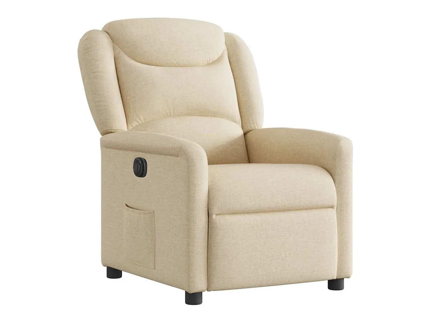 Sillón de relax | Silla | Sillón reclinable eléctrico de tela crema SHL4065