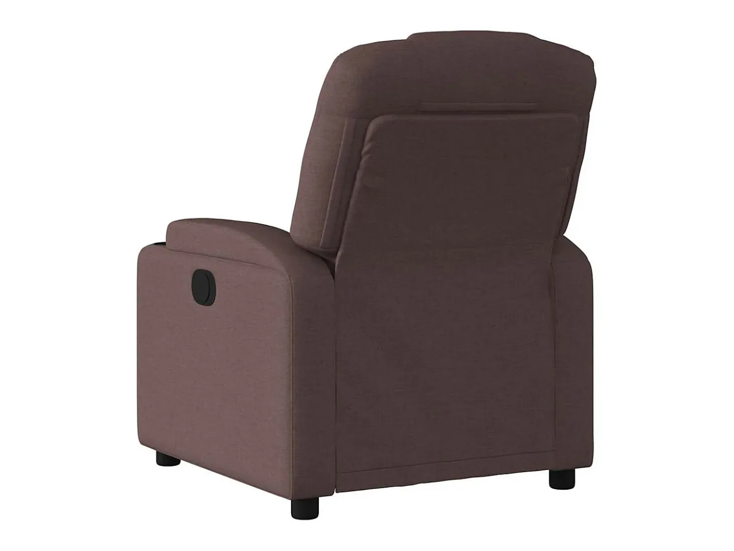 Sillón de relax | Silla | Sillón reclinable de tela marrón oscuro SHL2487