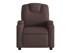 Sillón de relax | Silla | Sillón reclinable de tela marrón oscuro SHL2487