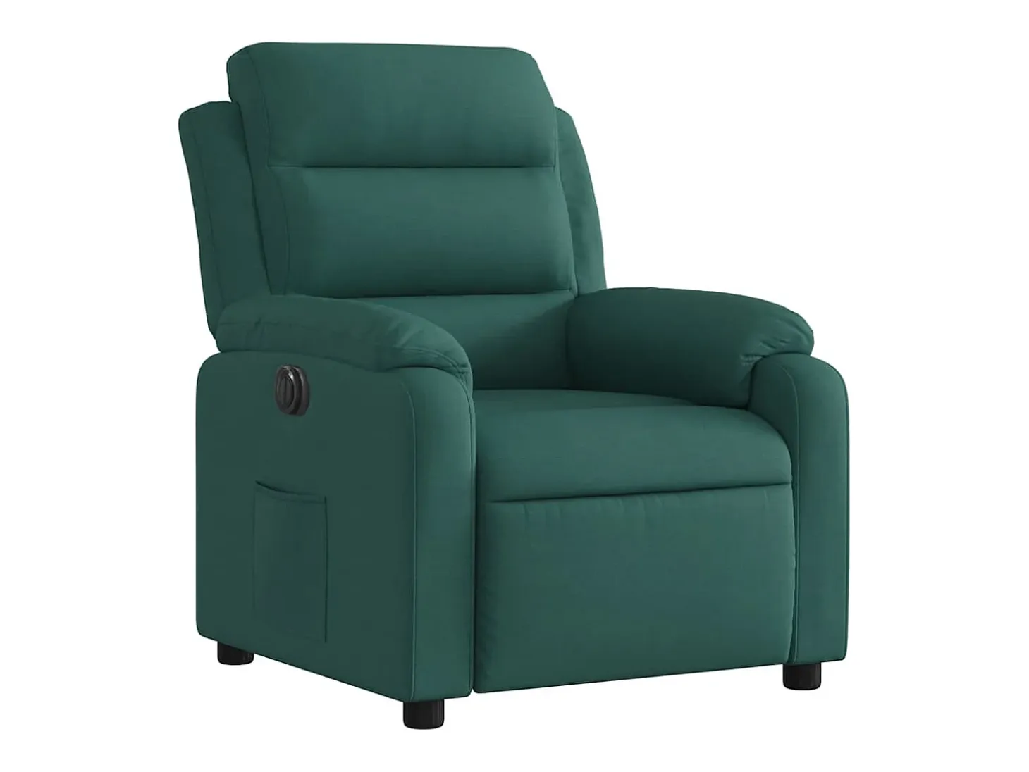 Sillón de relax | Silla | Sillón reclinable eléctrico tela verde oscuro SHL4714