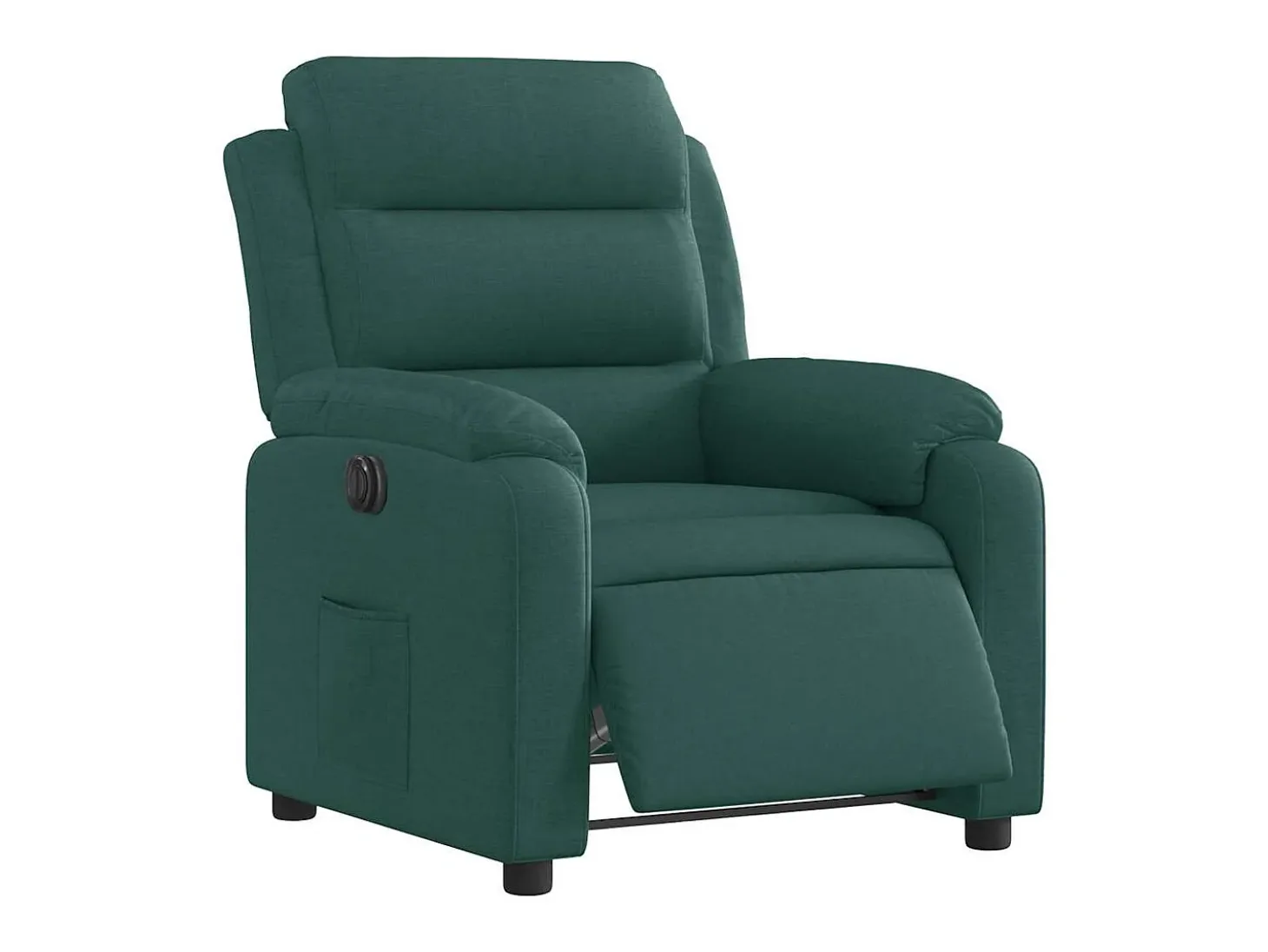 Sillón de relax | Silla | Sillón reclinable eléctrico tela verde oscuro SHL4714