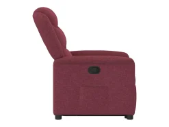 Sillón de relax | Silla | Sillón reclinable elevable tela rojo tinto SHL4659