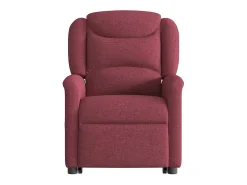 Sillón de relax | Silla | Sillón reclinable elevable tela rojo tinto SHL4659
