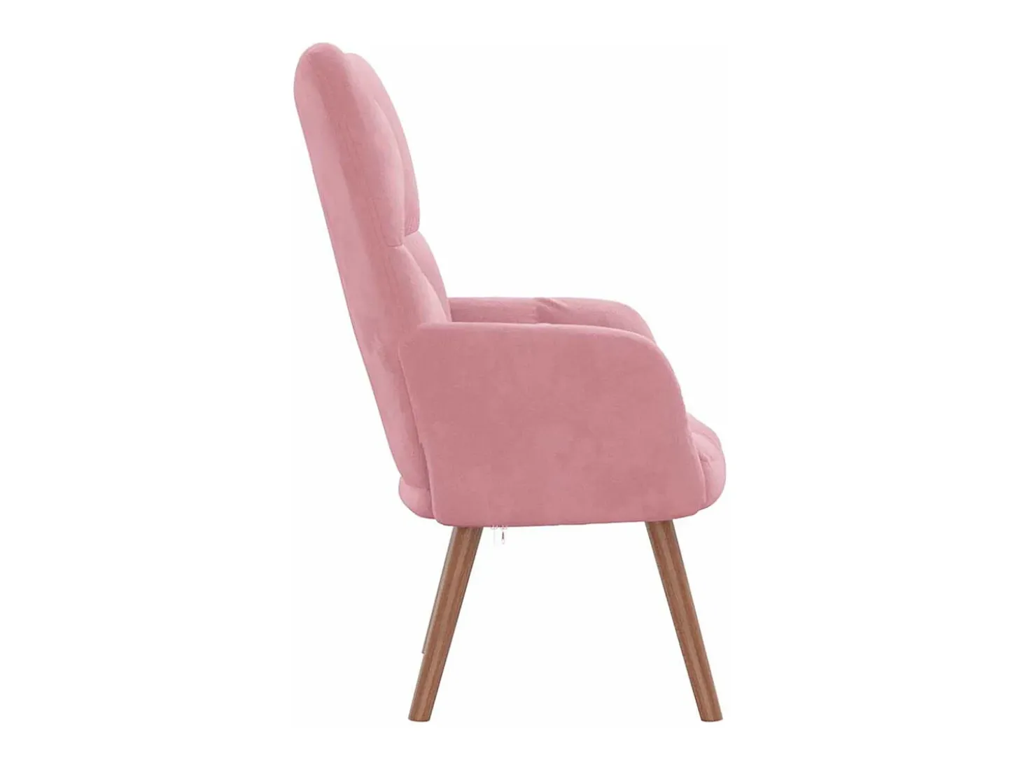 Sillón de relax | Silla de relax de terciopelo rosa SHL2518
