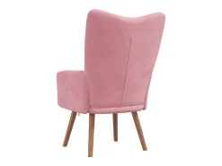 Sillón de relax | Silla de relax de terciopelo rosa SHL2518