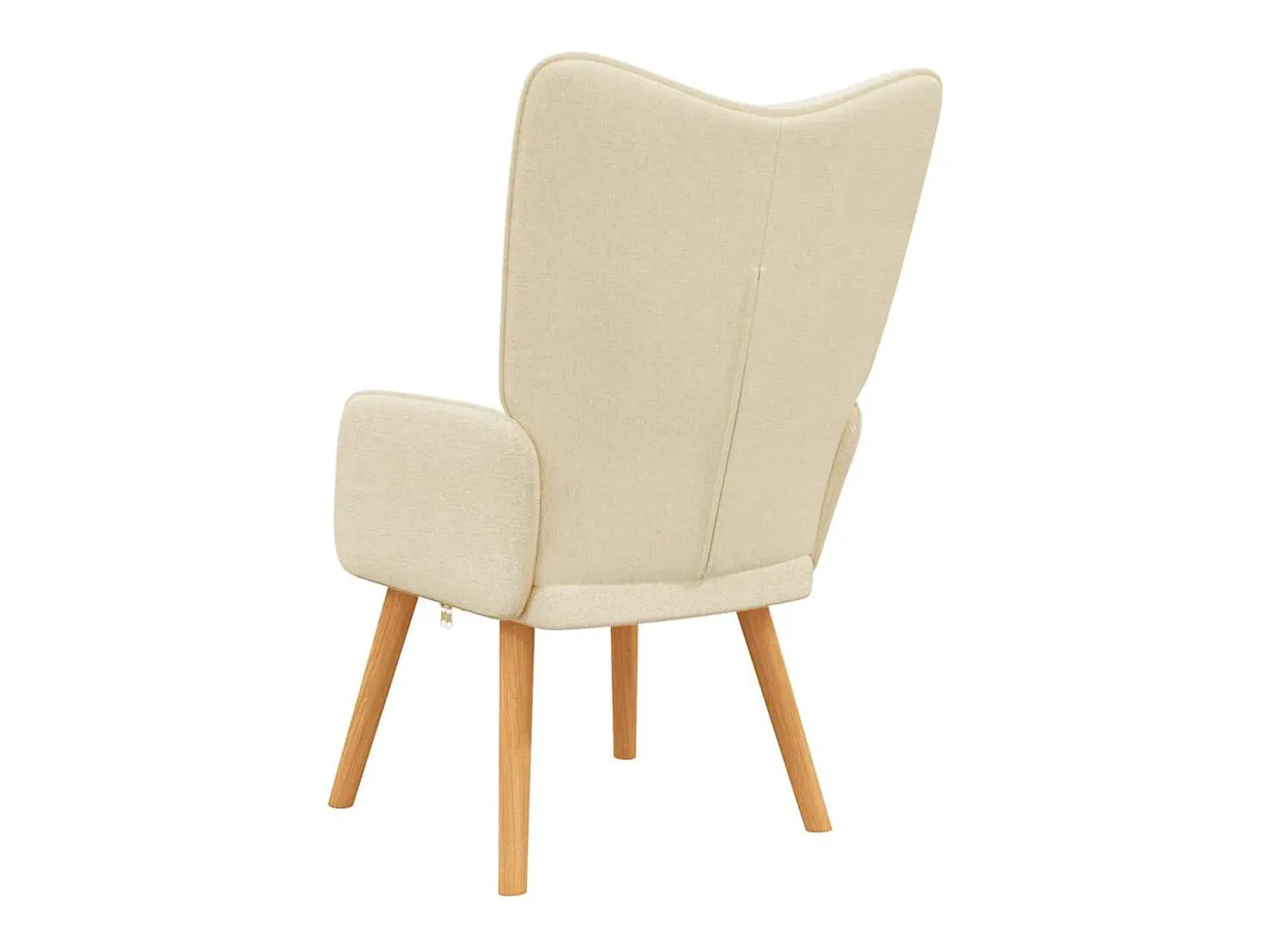 Sillón de relax | Silla de relax de tela crema SHL4222