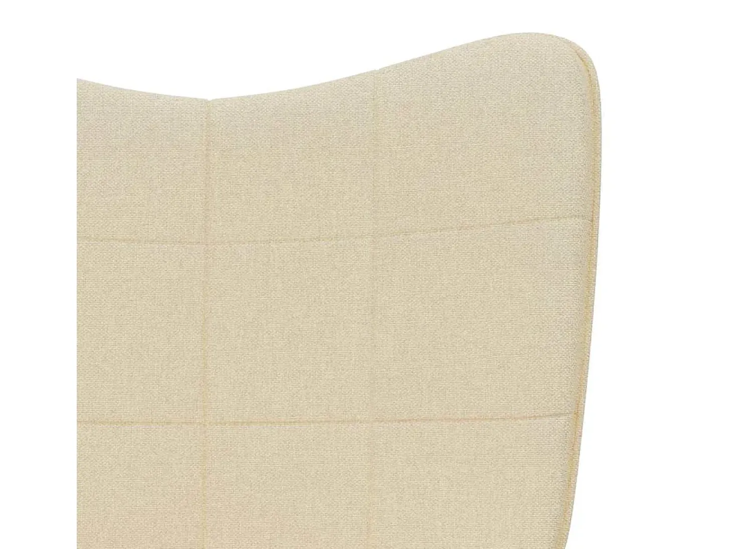 Sillón de relax | Silla de relax de tela crema SHL4222