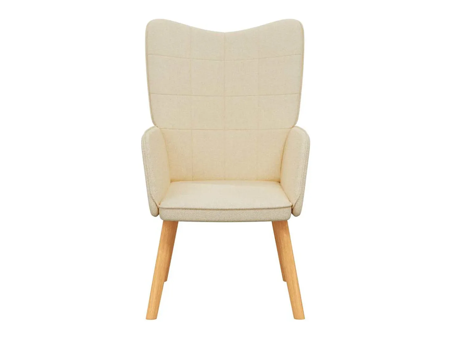 Sillón de relax | Silla de relax de tela crema SHL4222
