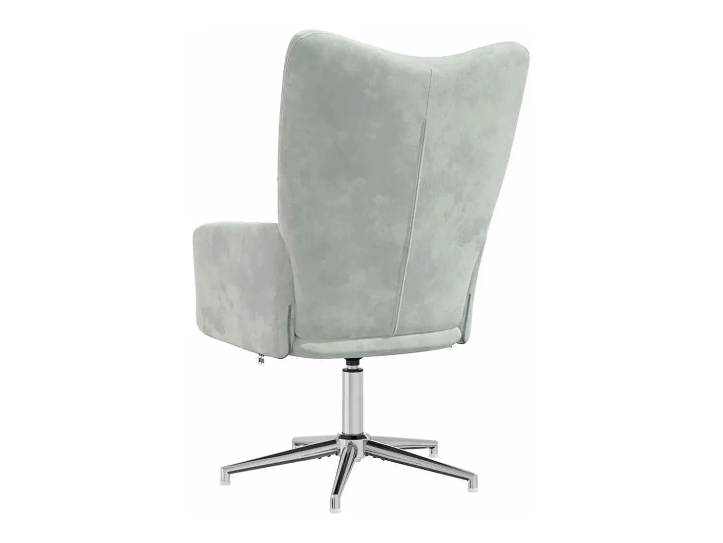 Sillón de relax | Silla de relax de terciopelo gris claro SHL8629
