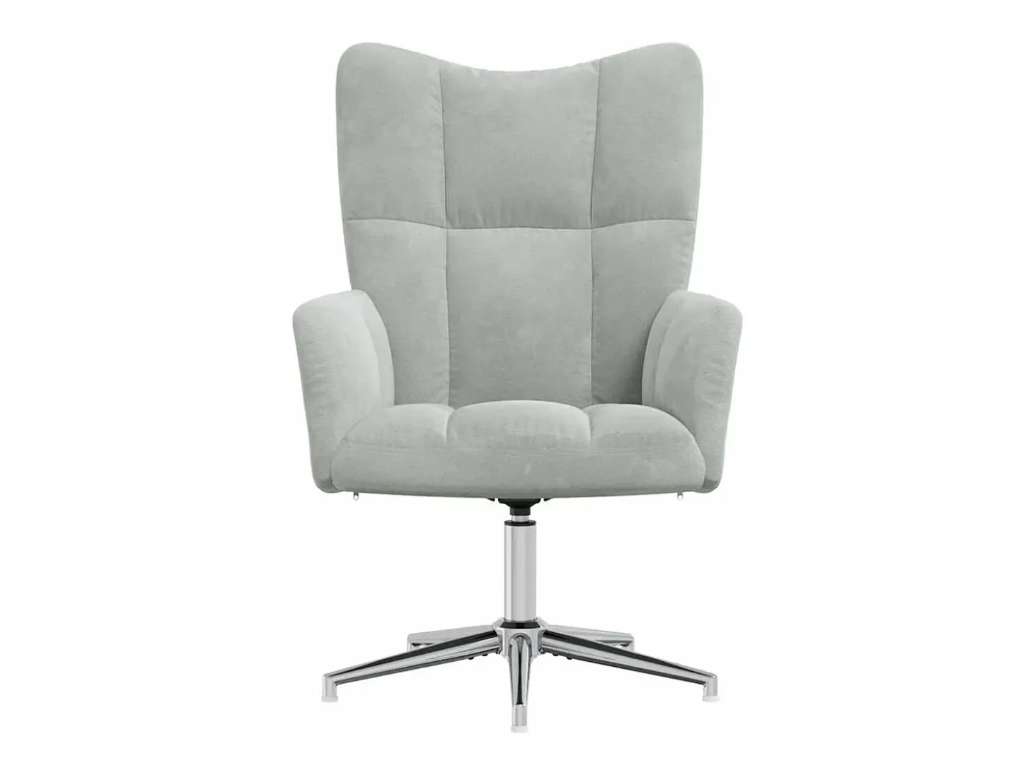 Sillón de relax | Silla de relax de terciopelo gris claro SHL8629