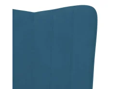 Sillón de relax | Silla de relax de terciopelo azul SHL6821
