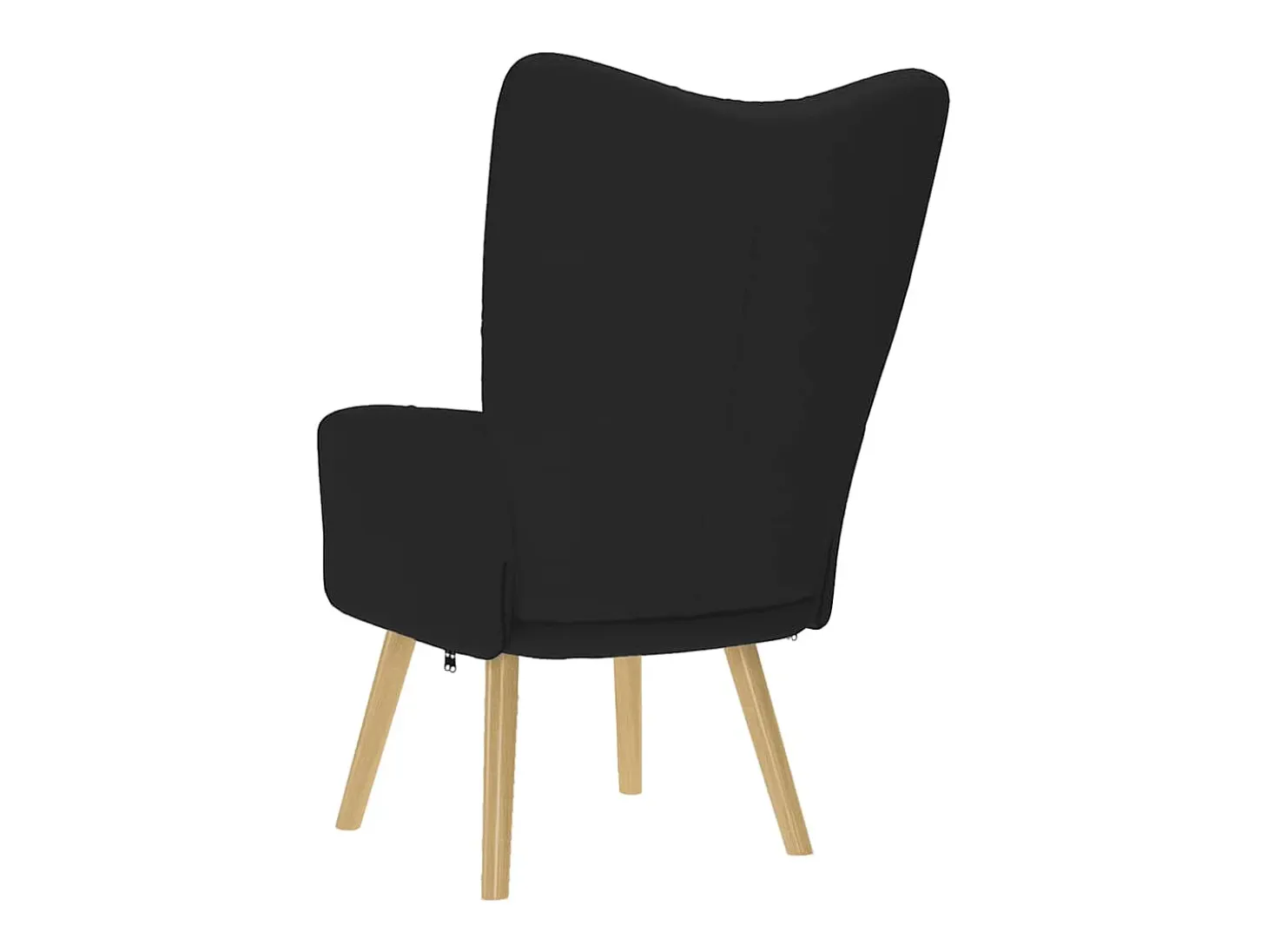 Sillón de relax | Silla de relax de tela negro SHL3270