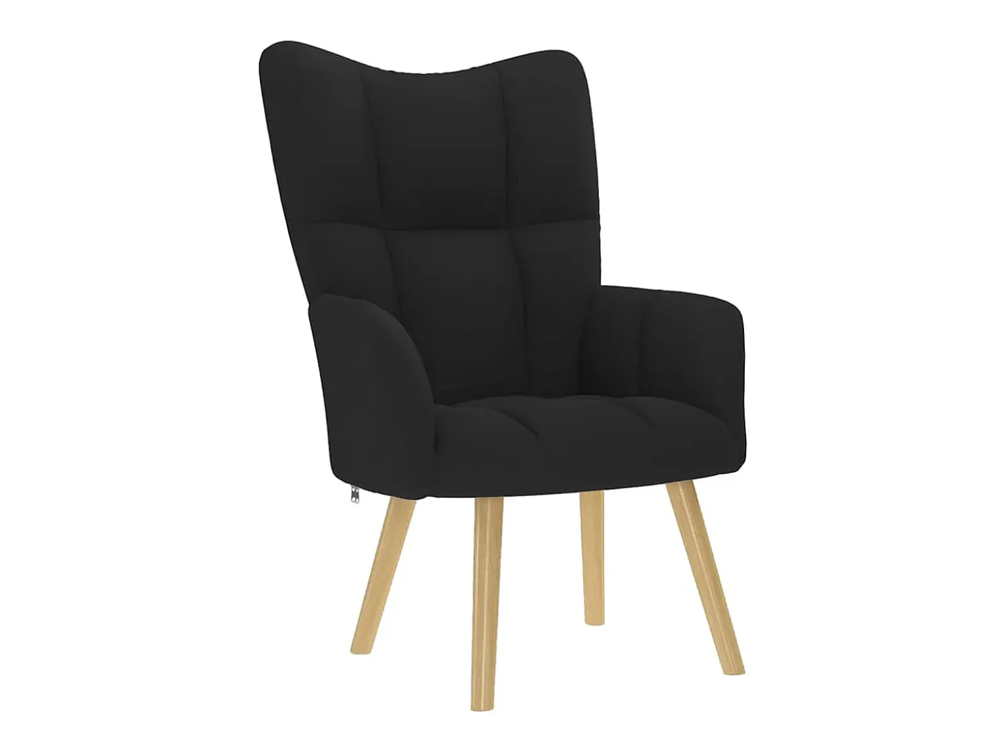 Sillón de relax | Silla de relax de tela negro SHL3270