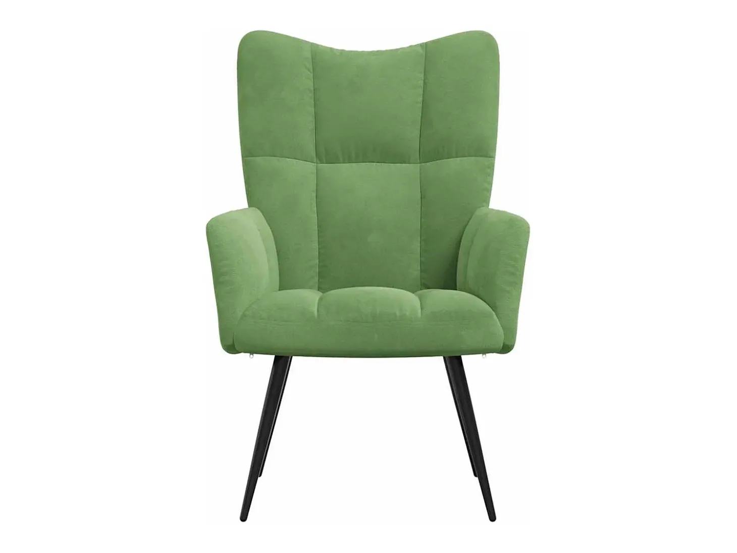 Sillón de relax | Silla de relax de terciopelo verde claro SHL4218