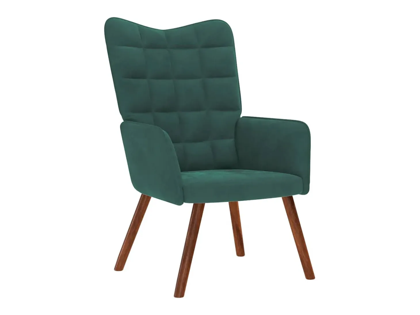 Sillón de relax | Silla de relax de terciopelo verde oscuro SHL4764