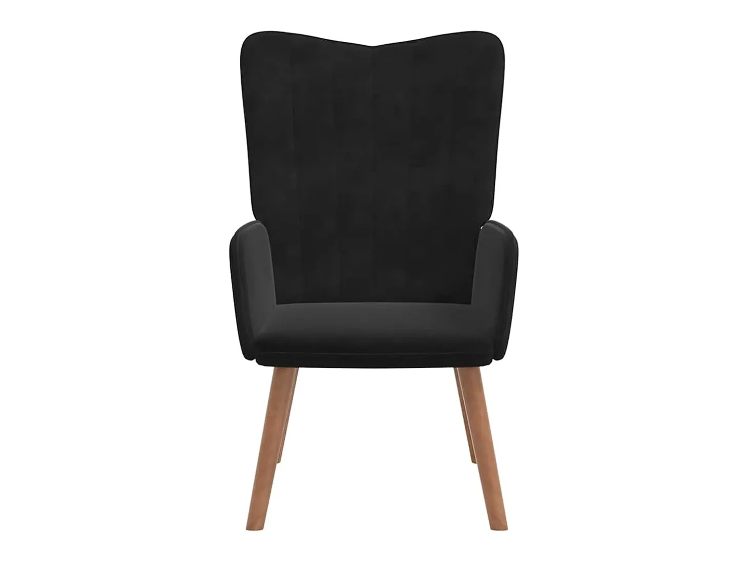 Sillón de relax | Silla de relax de terciopelo negro SHL4980