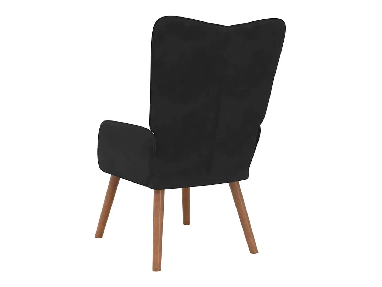 Sillón de relax | Silla de relax de terciopelo negro SHL4980