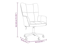 Sillón de relax | Silla de relax de terciopelo marrón SHL6410