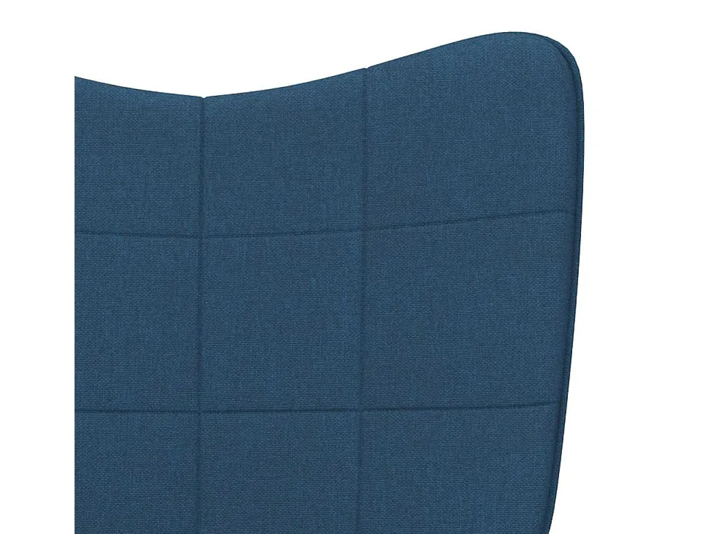 Sillón de relax | Silla de relax con reposapiés tela azul SHL2083