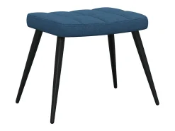 Sillón de relax | Silla de relax con reposapiés tela azul SHL2083