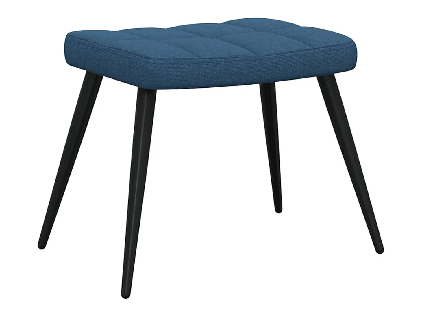Sillón de relax | Silla de relax con reposapiés tela azul SHL2083