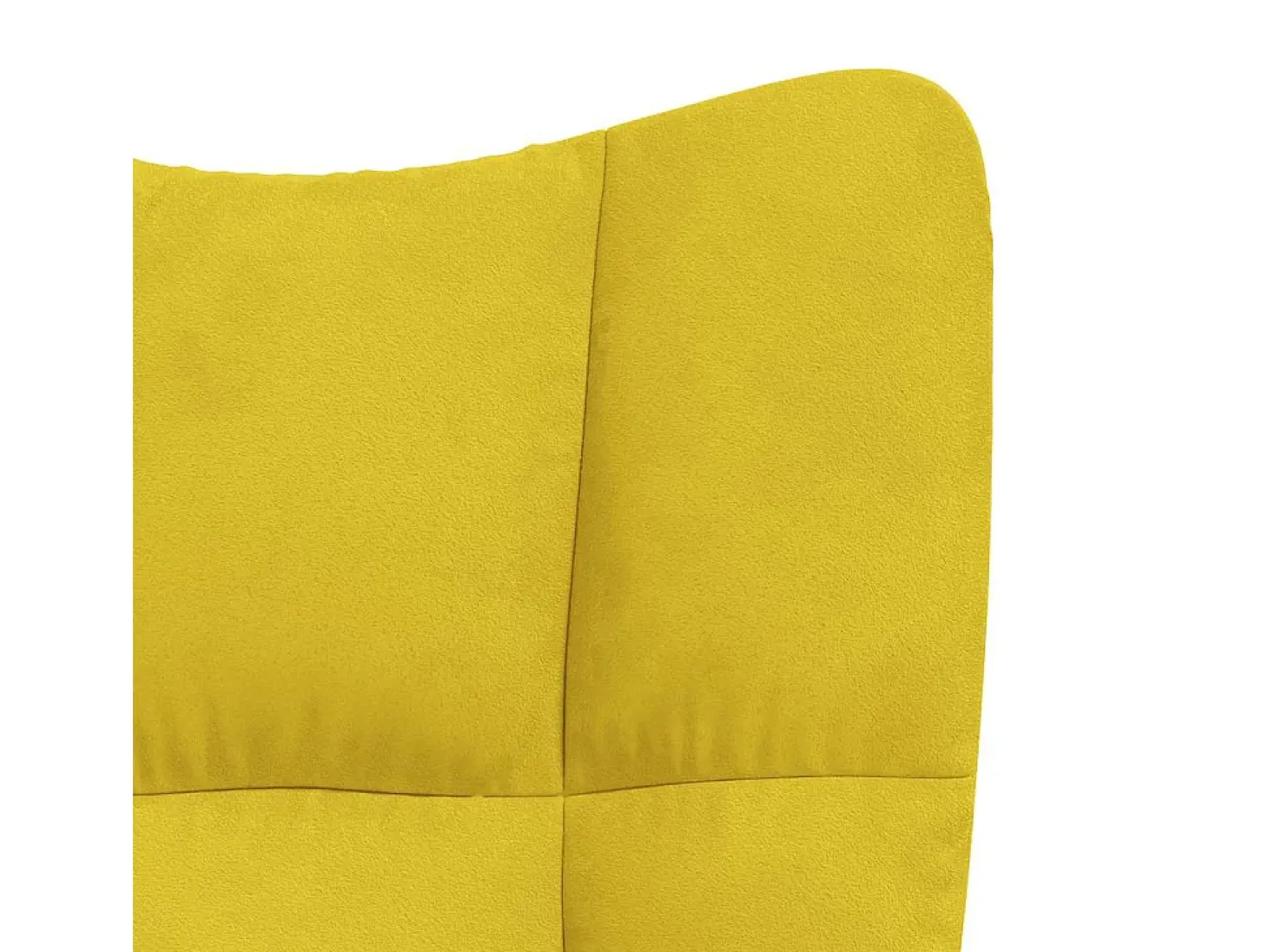 Sillón de relax | Silla de relax de terciopelo amarillo mostaza SHL8033