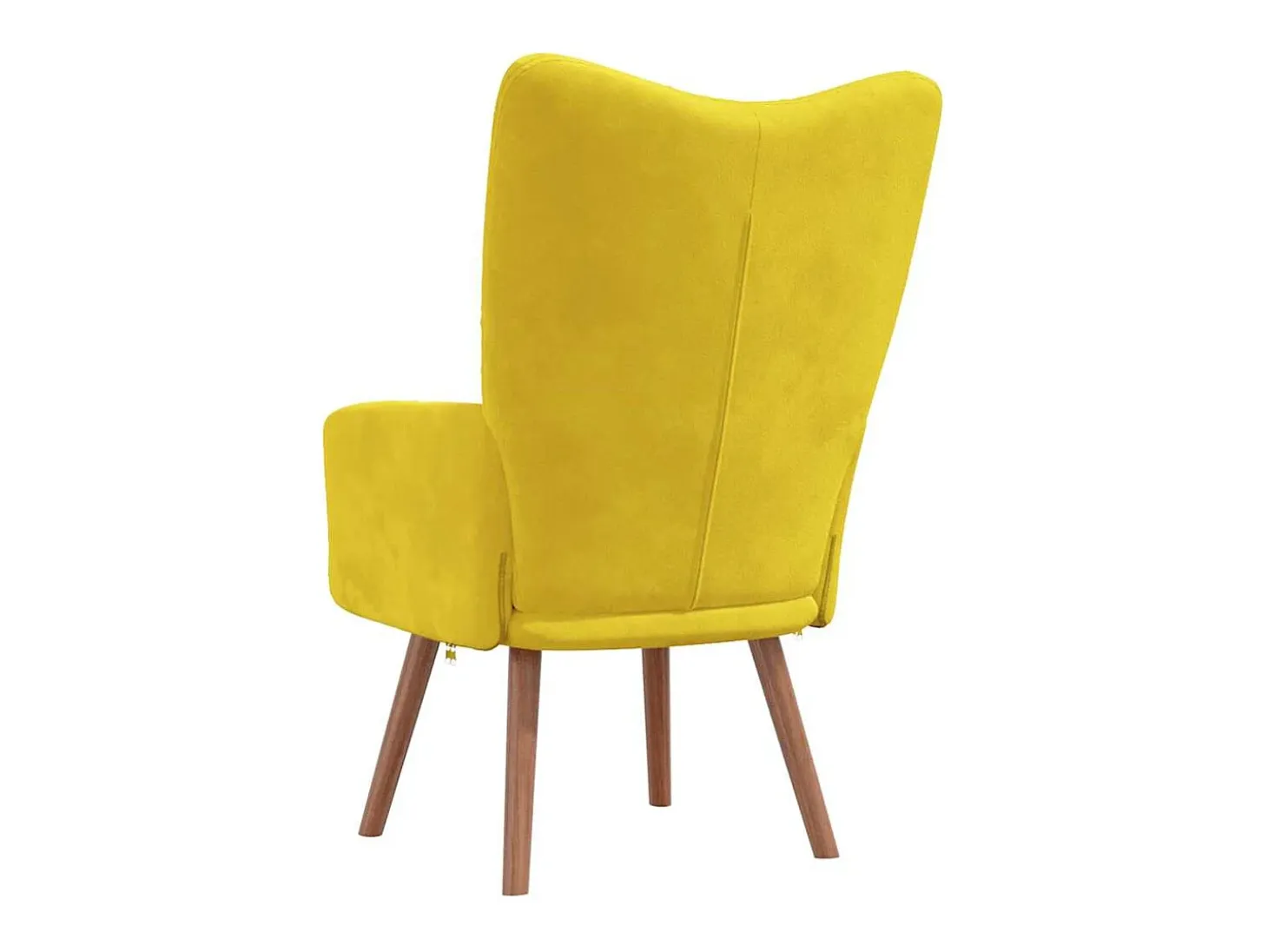 Sillón de relax | Silla de relax de terciopelo amarillo mostaza SHL8033