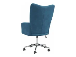 Sillón de relax | Silla de relax de terciopelo azul SHL3183
