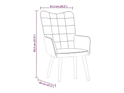 Sillón de relax | Silla de relax de terciopelo gris oscuro SHL7530