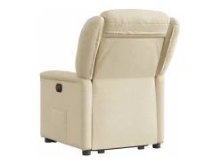 Sillón de relax | Sillón reclinable elevable de tela color crema SHL8520
