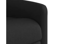 Sillón de relax | Sillón reclinable de masaje de tela negro SHL8372