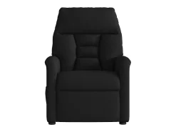 Sillón de relax | Sillón reclinable de masaje de tela negro SHL8372