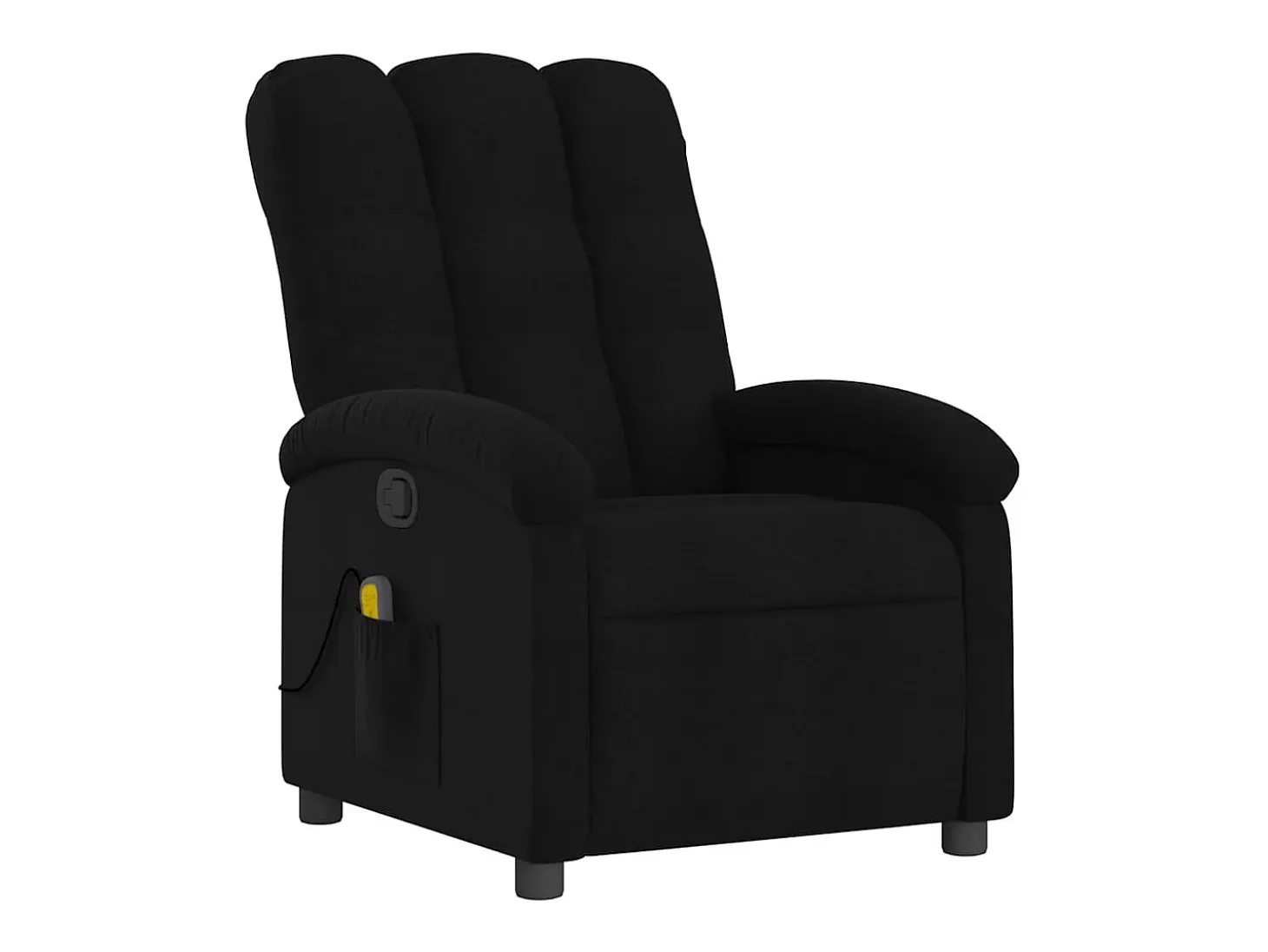 Sillón de relax | Sillón reclinable de masaje de tela negro SHL7064