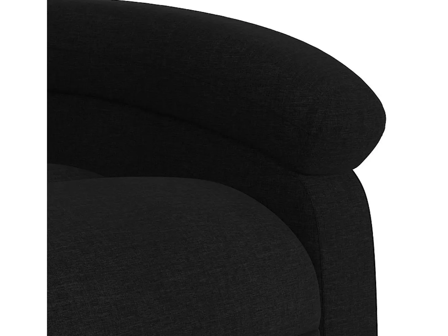 Sillón de relax | Sillón reclinable de masaje de tela negro SHL7064