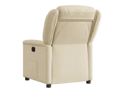 Sillón de relax | Sillón reclinable de tela crema SHL4949