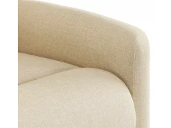 Sillón de relax | Sillón reclinable de tela crema SHL4949