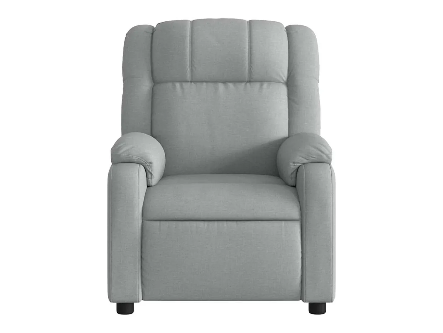 Sillón de relax | Sillón reclinable de tela gris claro SHL4498