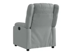 Sillón de relax | Sillón reclinable de tela gris claro SHL4498