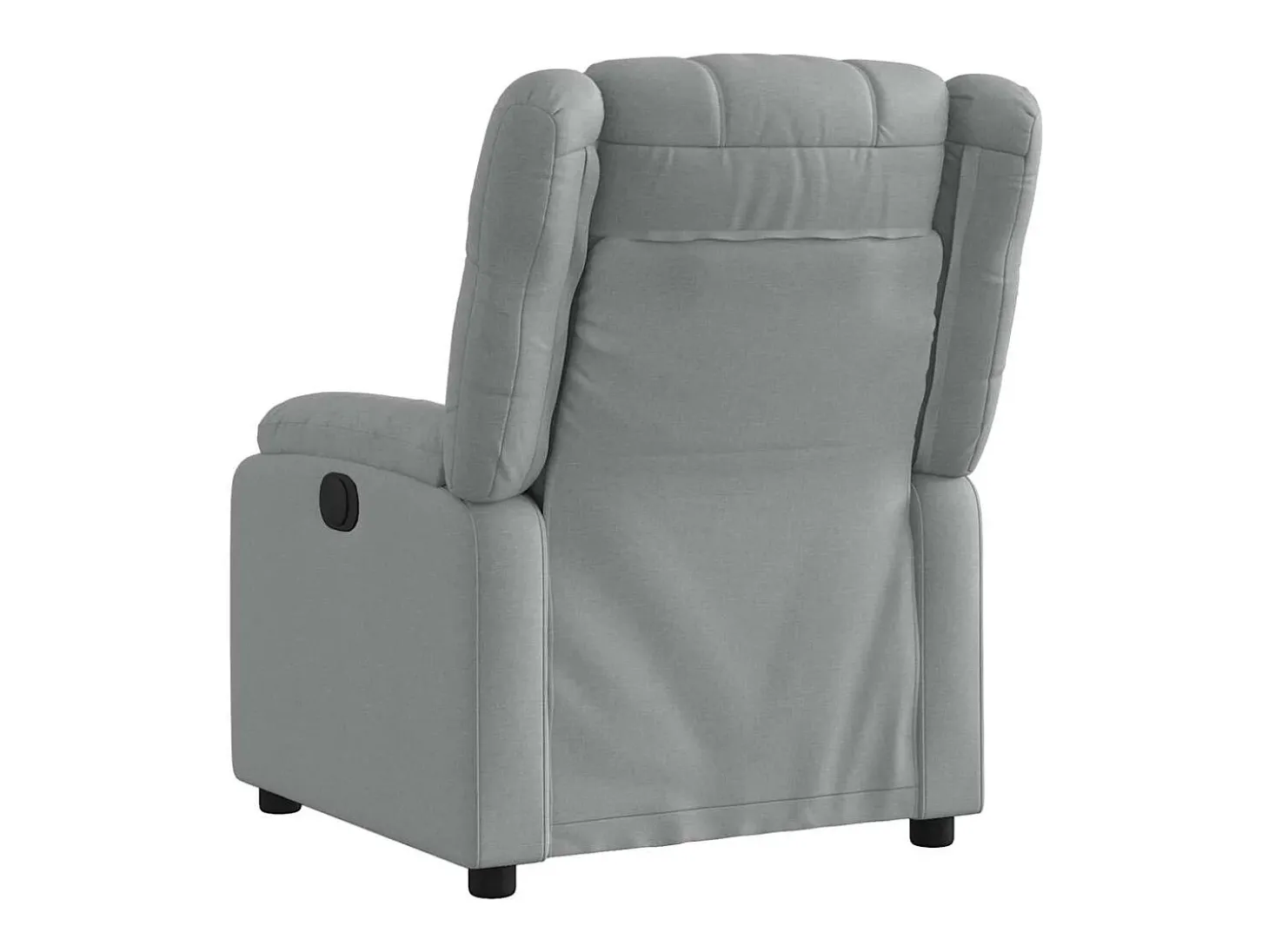 Sillón de relax | Sillón reclinable de tela gris claro SHL4498