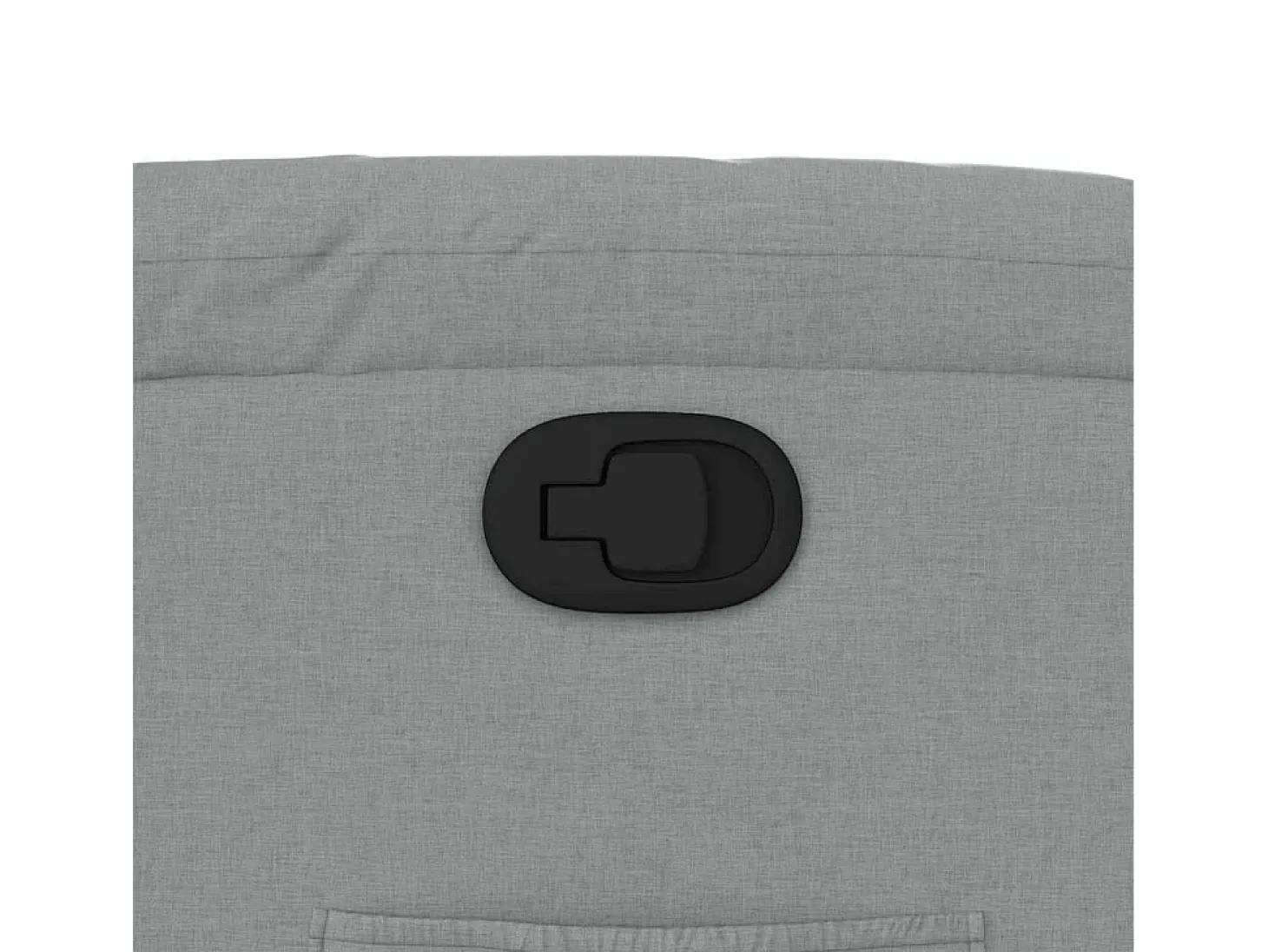 Sillón de relax | Sillón reclinable de tela gris claro SHL4498