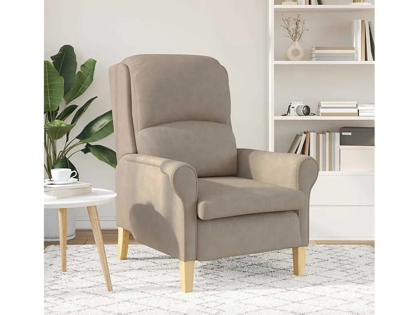 Sillón de relax | Sillón Taupé 76x94x102 cm Microfibra SHL5881